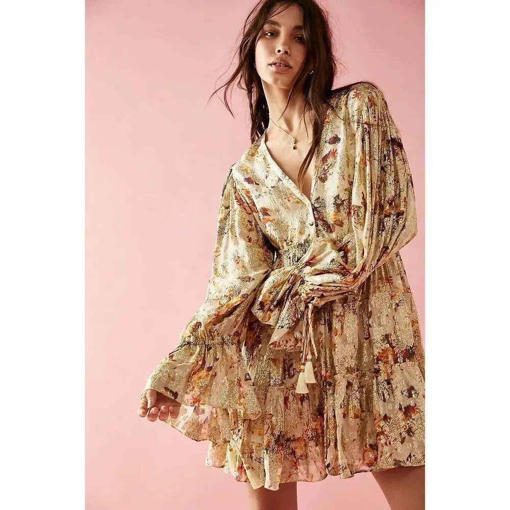Free People Rococco Sands Cara Mini Dress